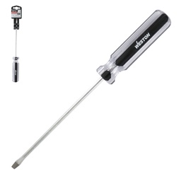 [DS-0115] DESARMADOR PLANO 3/16 X 6" MANGO PVC ASME-B107.600 (CAJA C/6 PZAS - PRECIO X PIEZA)