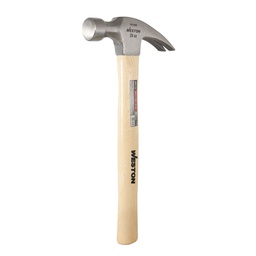 [PN-0425] MARTILLO PULIDO UÑA RECTA 20 OZ MANGO 13" DE MADERA