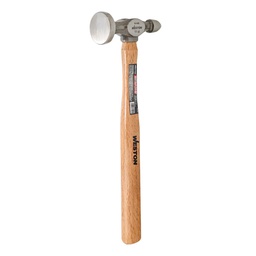 [PN-0485] MARTILLO PULIDO HOJALATERO PUNTA FINA MANGO 13" DE MADERA DURA 11 OZ