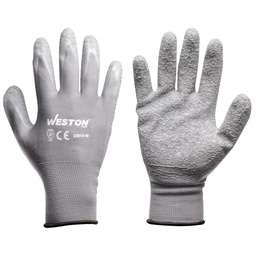 [ST018-40] GUANTE LATEX ARRUGA EN PALMA 13G (Precio x par - Empaque c/10 pares)